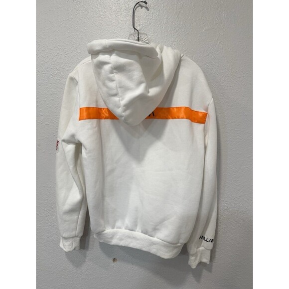 NASA Base Layer Heron Preston Hoodie Mens M White Fall Winter 1990 Pullover - Picture 6 of 8